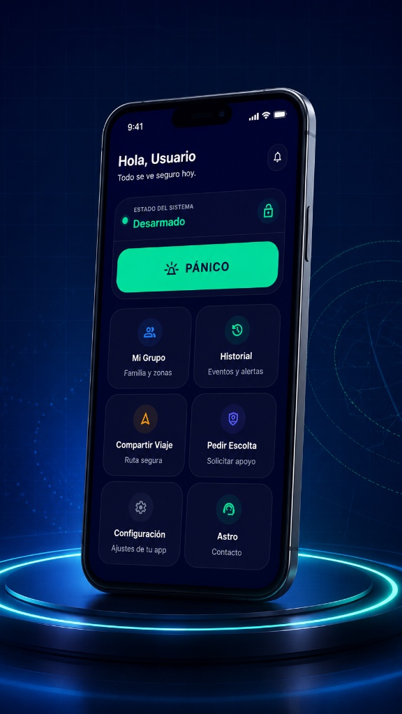 Astro 360º App Mockup